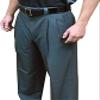 Smitty | BBS-396 | 4-Way Stretch Baseball Umpire Pleated Plate Pants with Expander Waistband | Charcoal Grey | Elite Official's Choice! (50) view 1