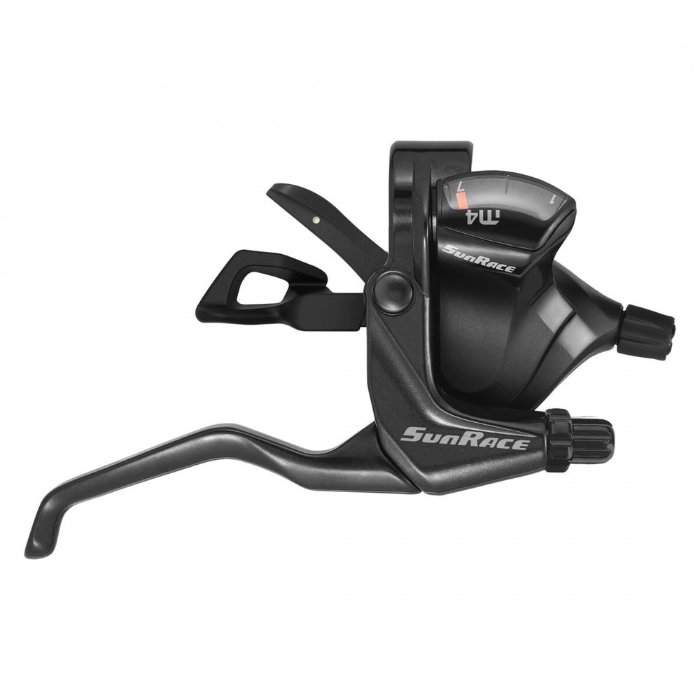 SunRace M406 V-Brake/Trigger Shifter STM406 Pair 3 x 8S V-Brake Black 439g - STM406.8300.0S0.BX
