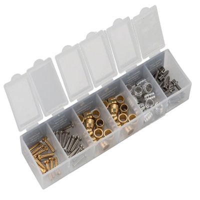 Jagwire Unisex Adult Hydraulic Hose Fittings Mini Combo Box Spare Parts, Black, One Size