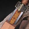 GLW T10 Steel Sword Red Full Tang Blade Chinese Sword Fully Hand-Made Widen & Oil Quenched & Hand Polished Collection Sword view 2