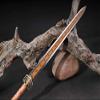 GLW T10 Steel Sword Red Full Tang Blade Chinese Sword Fully Hand-Made Widen & Oil Quenched & Hand Polished Collection Sword view 4