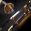 GLW Chinese Qing Dynasty Sword Hand-Made T10 Steel+Clay Tempered Ebony Saya Functional Real Sword Japanese Samurai Sword Katana view 1