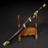 GLW Chinese Qing Dynasty Sword Hand-Made T10 Steel+Clay Tempered Ebony Saya Functional Real Sword Japanese Samurai Sword Katana view 3