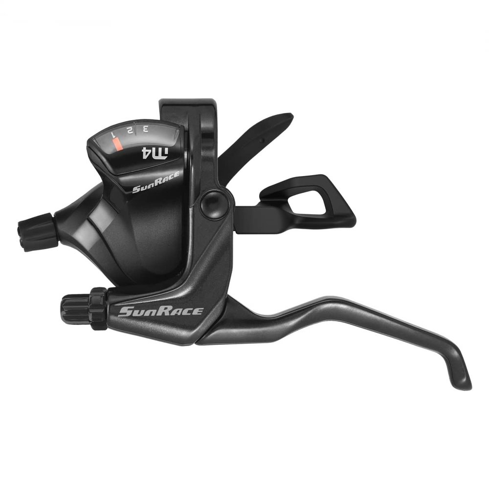 SunRace M406 V-Brake/Trigger Shifter STM406 Left 3S V-Brake Black 220g - STM406.L300.0S0.BX