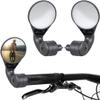 Sprintech Compact Adustable Rear-View Bicycle Mirror - P016 (Black, E-Bike) (Single Mirror) view 1