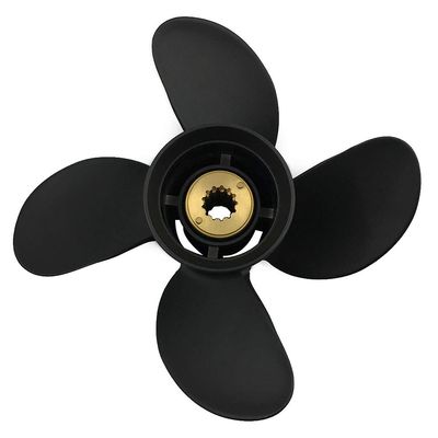 ARKDOZA 4 Blades RH Aluminum Propeller for Mercury 25-70HP Outboards (10.3 (Dia) x 13 (Pitch))
