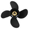 ARKDOZA 4 Blades RH Aluminum Propeller for Mercury 25-70HP Outboards (10.3 (Dia) x 13 (Pitch)) view 1