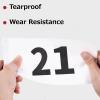 Azarxis Running Bib Competitor Numbers with Safety Pins, Tyvek Tearproof Waterproof 4" x 7" for Marathon Races Events (1-400) view 3