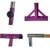 Athletic Bar Gymnastics Kip Bar Horizontal Bar Professional Junior Gymnastic Training High Bar Asymmetric Bar 13 Level Height Adjustable Expandable 3 to 5 FT Indoor Outdoor Use (Purple) view 4