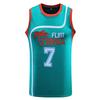 Jackie Moon 33 Coffee Black 7 Flint Tropics Semi Pro 90s Hip Hop Clothes for Party Men Basketball Jersey Green White (XX-Large, 7 Green) view 1