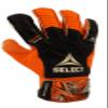 SELECT 33 Protec V20 Goalkeeper Glove, Size 7, Orange/Black view 3