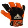 SELECT 33 Protec V20 Goalkeeper Glove, Size 8, Orange/Black view 2