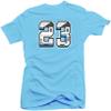 3 UNC Cement Sneaker Shirt to Match - (Snelos 23) Blue | Large view 1