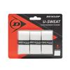 Dunlop Sports U-Sweat Overgrip, 3-Pack, White view 1