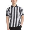 TopTie Men's Pro-Style Referee Shirt with Zipper Personalized with Names, Numbers and Personalized Messages-Printing-S view 2