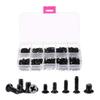 Queenbox 250Pcs M2 M2.5 M3 KM Screw Flat Head Phillips Screws Laptop Notebook Computer Screw Replacement Kit for Sony, DELL, Samsung, IBM, HP, Toshiba view 1