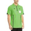 TopTie Custom USSF Soccer Referee Jersey with Embroidered Detachable Patch-Green-XS view 4