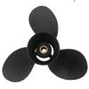 ARKDOZA 3 Blade Aluminum Propeller for 8/9.9/15HP BRP Johnson Evinrude OMC Stern Drive 13 Tooth RH 9.25x11 view 2