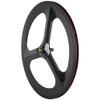 Superteam 70mm Road Bike 3 Spoke Wheelset Tri-Spoke Wheel Clincher 700c (Rear Wheel) view 2