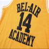 JKNAKN The Fresh Prince of Bel Air 25 Carlton Banks Basketball Jersey,90s Hip Hop Clothes for Party Men (XX-Large, 14 Yellow) view 3