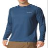 baleaf Men's Long Sleeve Swim Shirts Rash Guard UV Sun Protection SPF T-Shirts UPF 50+ Quick Dry Swimming Fishing Bluish Violet Size XL view 1