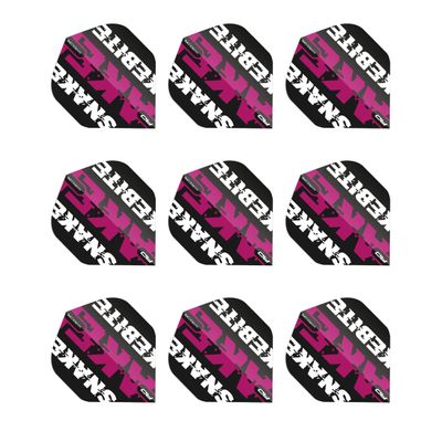 RED DRAGON Hardcore Peter Wright - Snakebite Magenta Flights (3 Sets per Pack)
