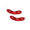 Aluminum Alloy Rope Adjuster, Tent Rope Tensioner for Camping Hiking, Pack of 12,red (12, red) (12, red) view 2