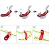 Aluminum Alloy Rope Adjuster, Tent Rope Tensioner for Camping Hiking, Pack of 12,red (12, red) (12, red) view 4