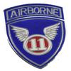 11TH AIRBORNE PIN OR HAT PIN - Size 1" - VETERAN OWNED BUSINESS view 1