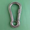 US STAINLESS Stainless Steel 316 Spring Hook with Screw Nut and Eyelet Carabiner 1/2" (12mm) Marine Grade view 2
