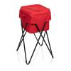 Camping Party Cooler with Stand, (Red) view 1