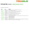 TRUGLO Tritium Pro Glow-in-the-Dark Handgun Night Sights for Walther Pistols, Walther P99 and PPQ (Orange Rear Sight) view 4