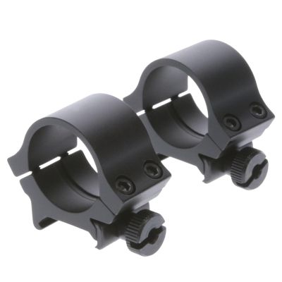 TRUGLO Lightweight Scope Rings | Tactical Hunting Shooting Versatile Durable Aluminum Mounting Accessory for 1" Tube Scope | for Picatinny/Weaver Rails | Medium (4 Screws per Ring)