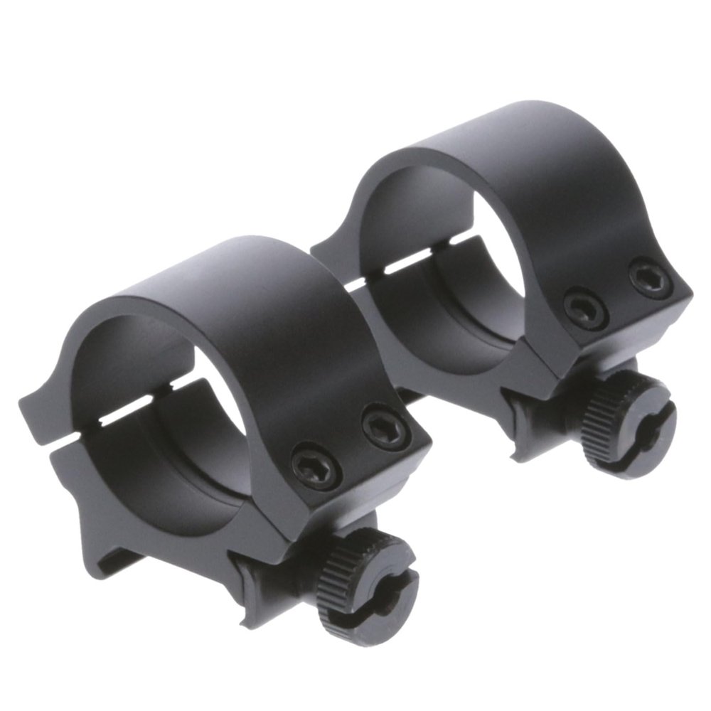 TRUGLO Lightweight Scope Rings | Tactical Hunting Shooting Versatile Durable Aluminum Mounting Accessory for 1" Tube Scope | for Picatinny/Weaver Rails | Medium (4 Screws per Ring)