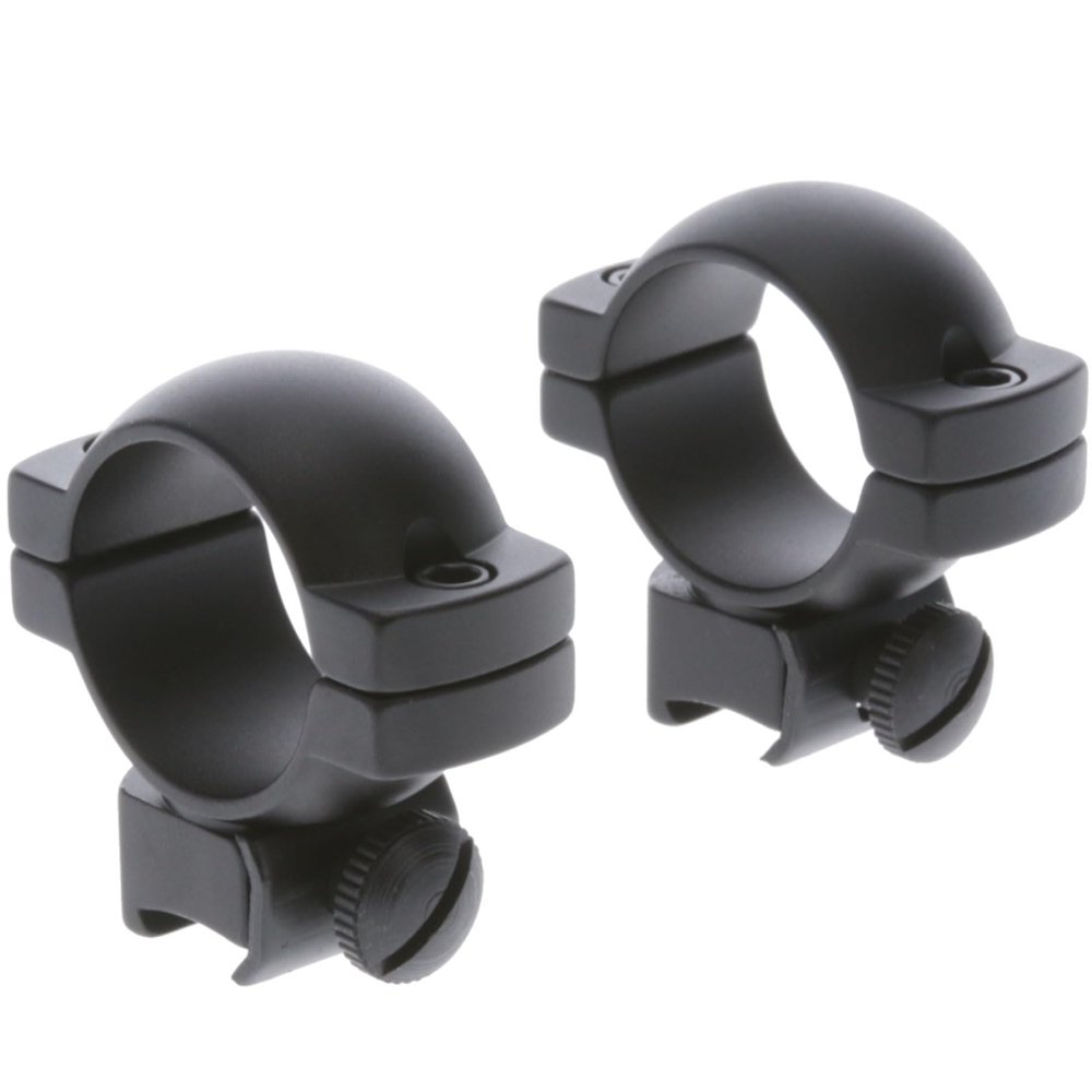 TRUGLO Lightweight Scope Rings | Tactical Hunting Shooting Versatile Durable Aluminum Mounting Accessory for 1" Tube Scope | for Rimfire/Airgun Rails | Medium (2 Screws per Ring)