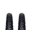 Zol Bundle Pack MTB Bike Tires and Bicycle Tube 26x2.25 Schrader American 48mm Valve view 3