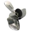 ARKDOZA 3 Blade 30-60HP SS Prop 12x14 Polished Stainless Steel Propeller RH fit for Yamaha Outboard Motor Engine view 2