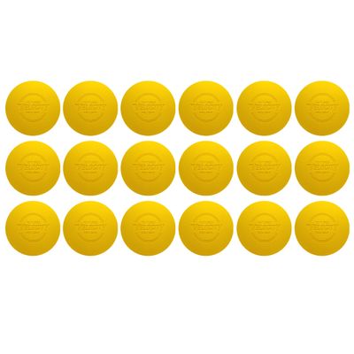 Velocity Pro Grip Lacrosse Balls - 6, 12, 18, 60 and 120 Packs - Certified for Youth, Club, High School, CLA, and College Game Play - Yellow
