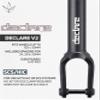 Envyscooters Declare V2 Forks SCS- Black view 2