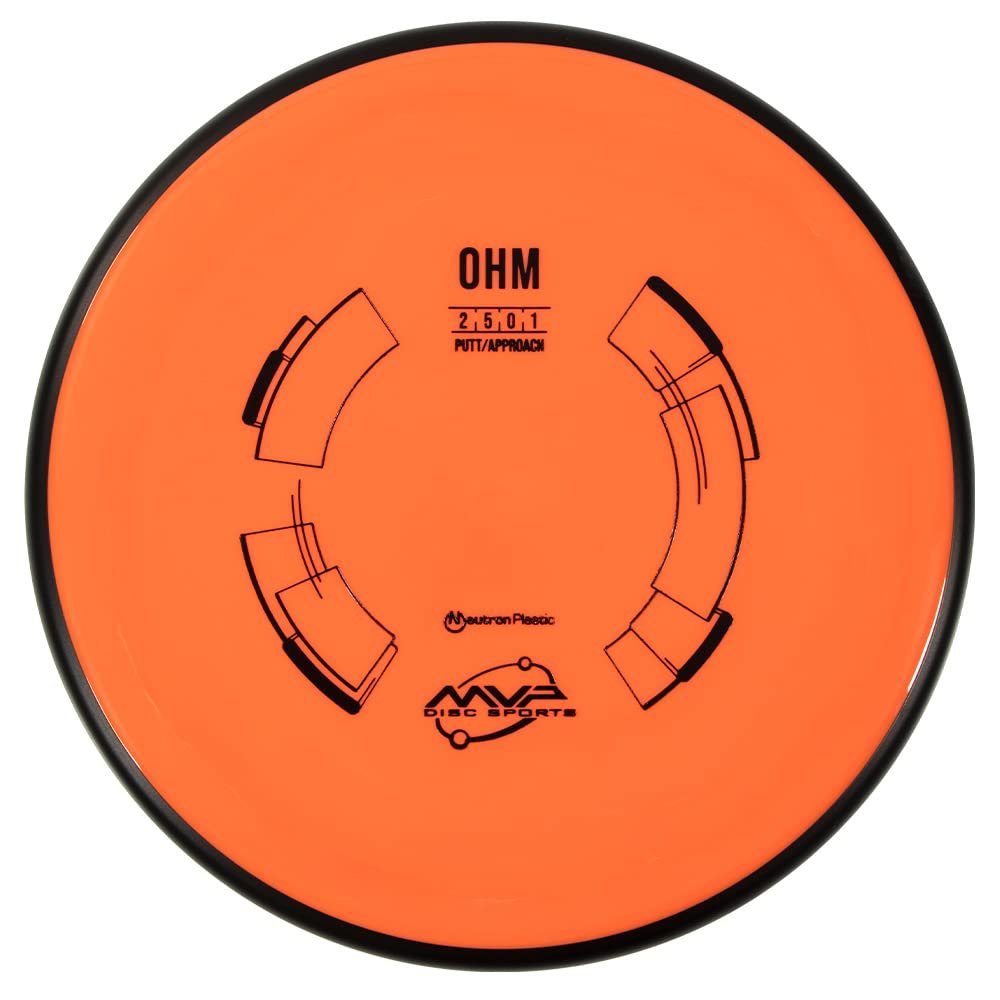 MVP Disc Sports Neutron Ohm Disc Golf Putter (165-170g / Colors May Vary)