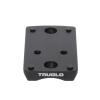 TRUGLO Shotgun Receiver Mount | Tactical Hunting Shooting Versatile Lightweight Durable Compact Dot Optic Steel Mount Plate | Hardware & Tools Included, Remington Receiver Mount, 4-Post Mount view 3