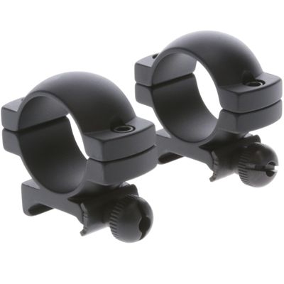 TRUGLO Lightweight Scope Rings | Tactical Hunting Shooting Versatile Durable Aluminum Mounting Accessory for 1" Tube Scope | for Picatinny/Weaver Rails | Medium (2 Screws per Ring)
