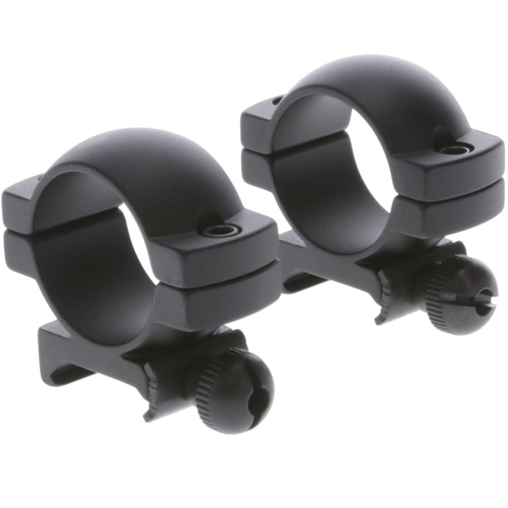 TRUGLO Lightweight Scope Rings | Tactical Hunting Shooting Versatile Durable Aluminum Mounting Accessory for 1" Tube Scope | for Picatinny/Weaver Rails | Medium (2 Screws per Ring)