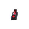 TRUGLO Fiber-Optic Pro Handgun Night Sight with Extra Fibers & Reflector Tape | Compact Durable Competition High-Visibility Sight for Handguns, Compatible with Walther Q5, Front Only view 2