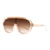 FEISEDY Sunglasses Women Oversized One Piece Frame UV400 Sun Glasses Trendy Retro Shades B2580 view 1