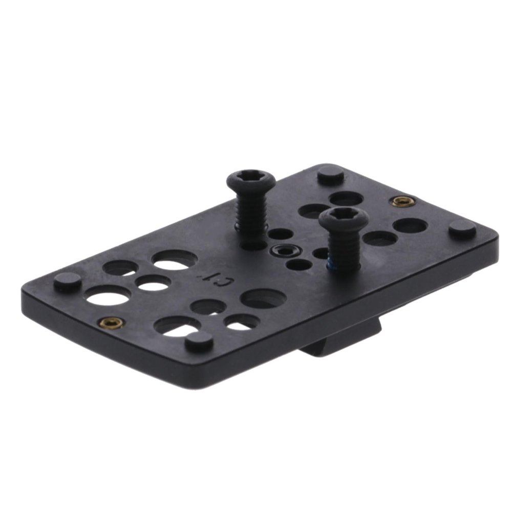 TRUGLO Pistol Red Dot Sight Mount | Tactical Hunting Shooting Lightweight Durable Compact Dot Optic Steel Mount Plate, 4-Post Mount | for CZ P10