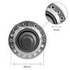 DONSP1986 Bike Wheel Part Bicycle hub, Bike Hub 36 Hole, Quick Release,Alum,One Pair,100mm x135mm Front Width and Rear Width view 4