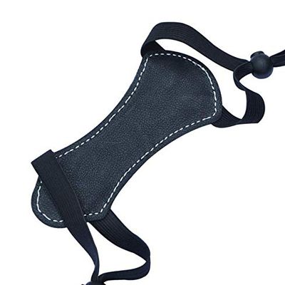SHARROW Archery Youth Arm Guard Leather Forearm Protector 2 Adjustable Straps Archer Protector for Outdoor Hunting Shooting Protective