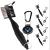 Clip Wipes Air Force Golf Brush Wings Logo (Black-Wings) view 2