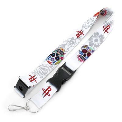 Aminco NBA Houston Rockets Sugar Skull Lanyard